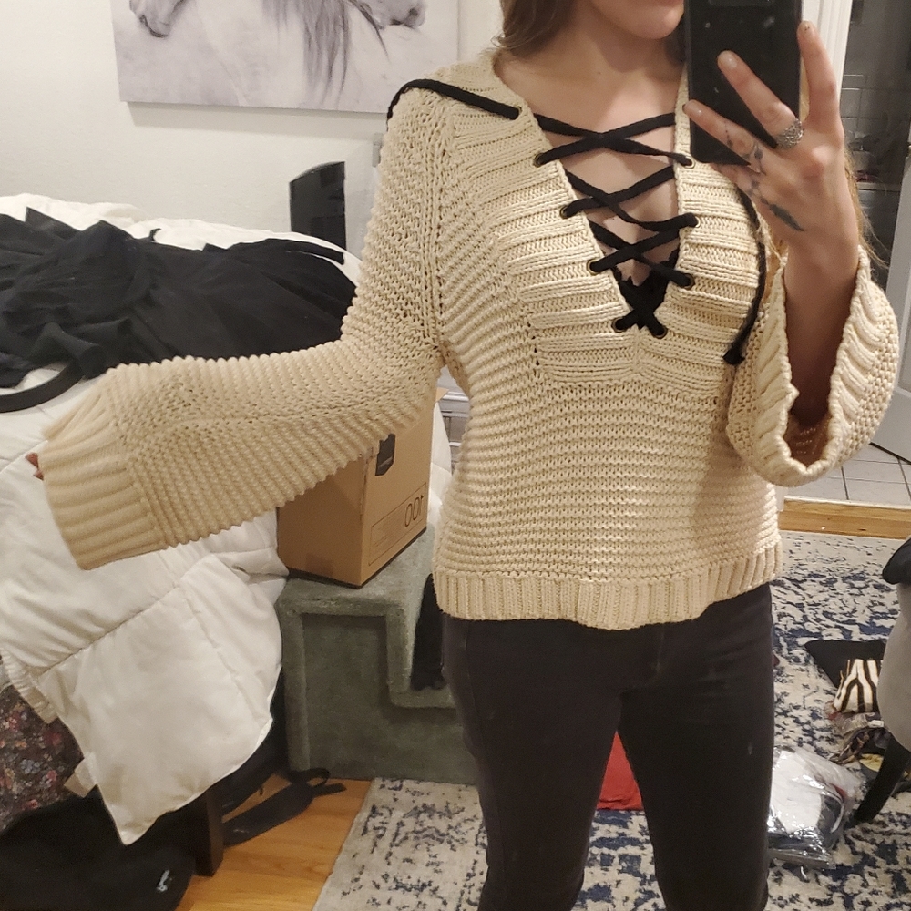 Ulla Johnson leave up chunk knit sweater